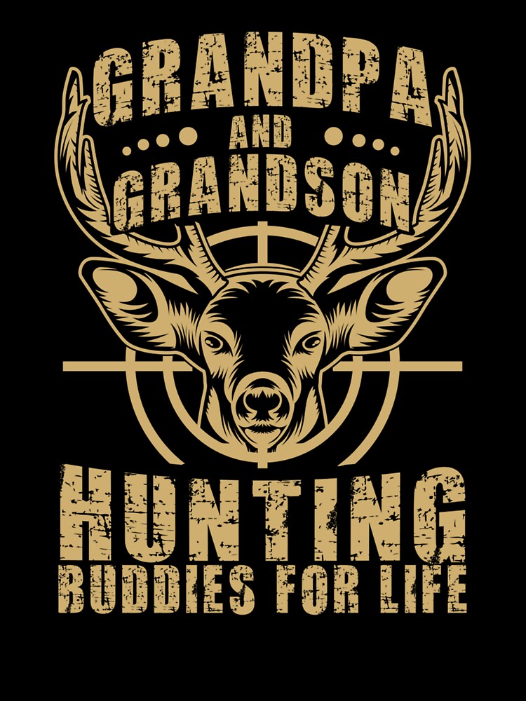Hunting Buddy Grandpa And Grandson Hunting Buddies by taaddison50