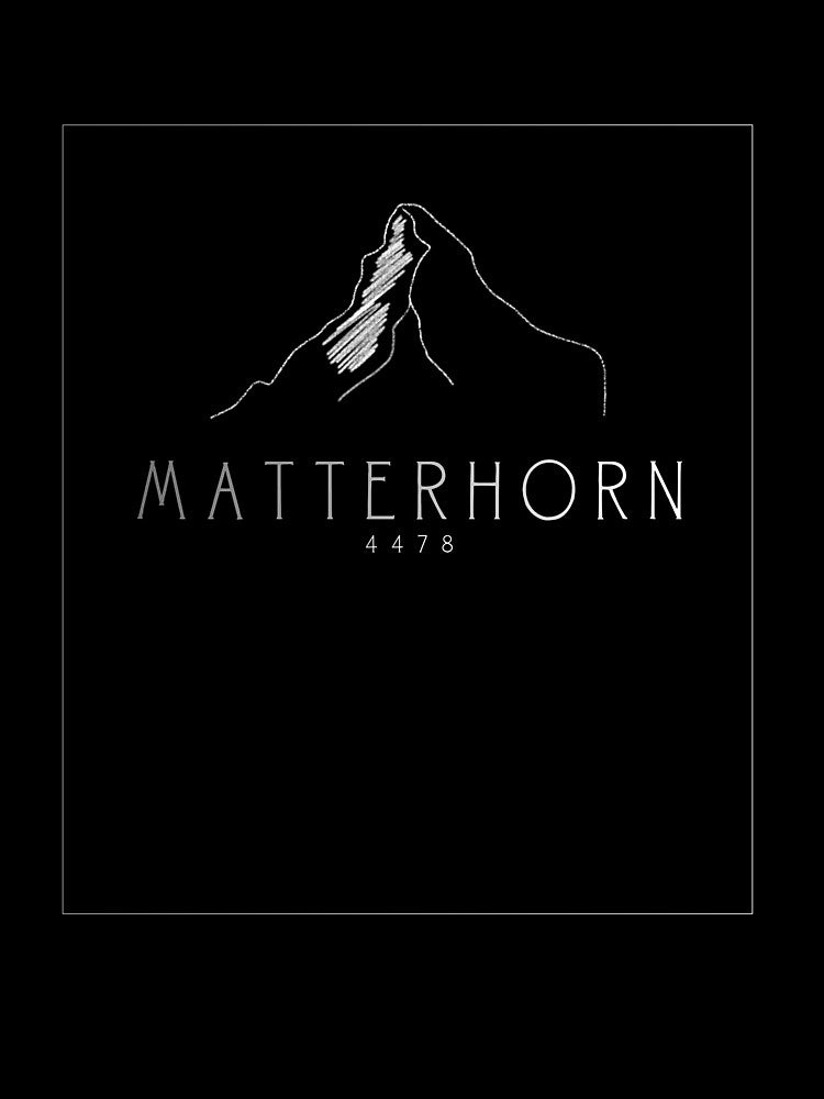 Matterhorn Alps Hiking Mountain by AOCreativeProd