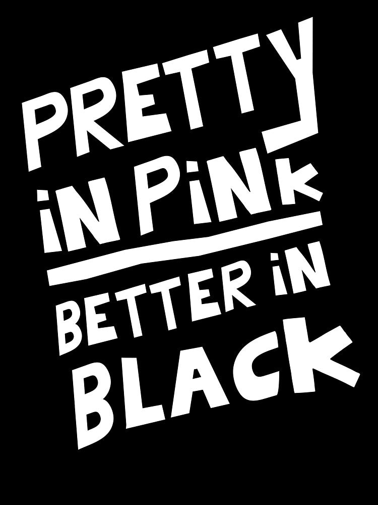 Pretty in Pink Better in Black - Punk by UnwindMoon