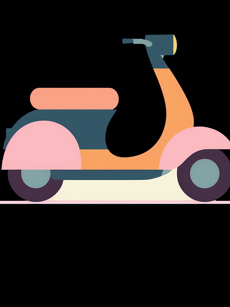 Scooter as Bauhaus Style Art by OzzFrequency