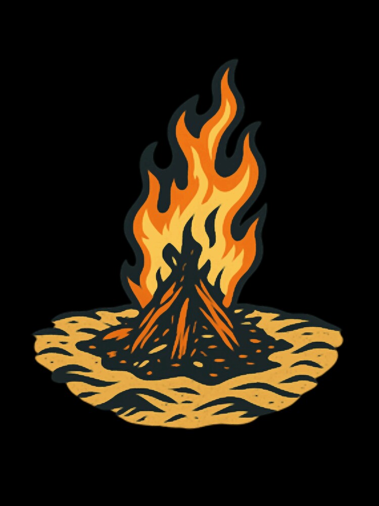 Campfire Vibes Oversized by Salzedoashop