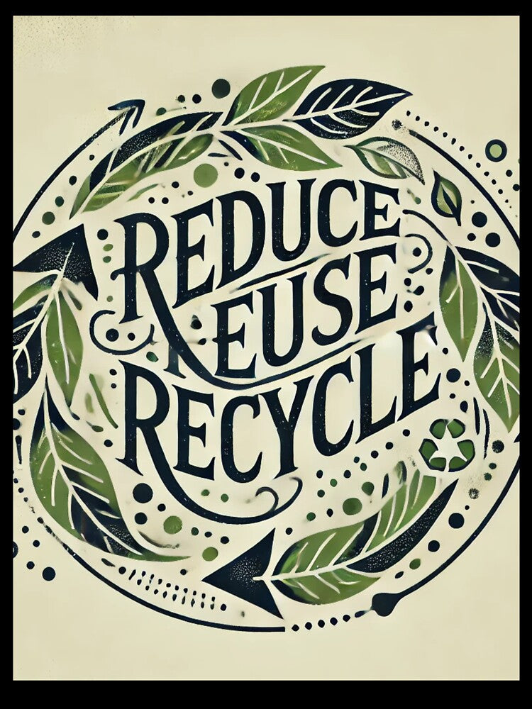Eco Cycle: Reduce, Reuse, Recycle by Melkys Concepts