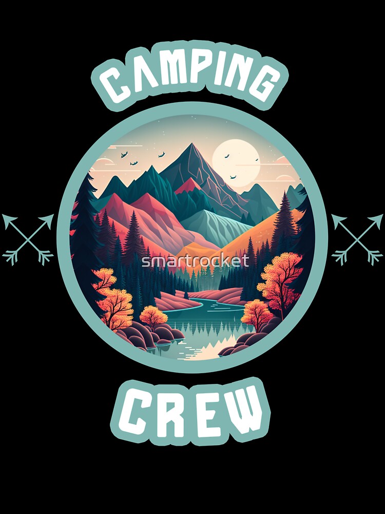 Camping Crew Outdoor Sunset Summer Camp by smartrocket