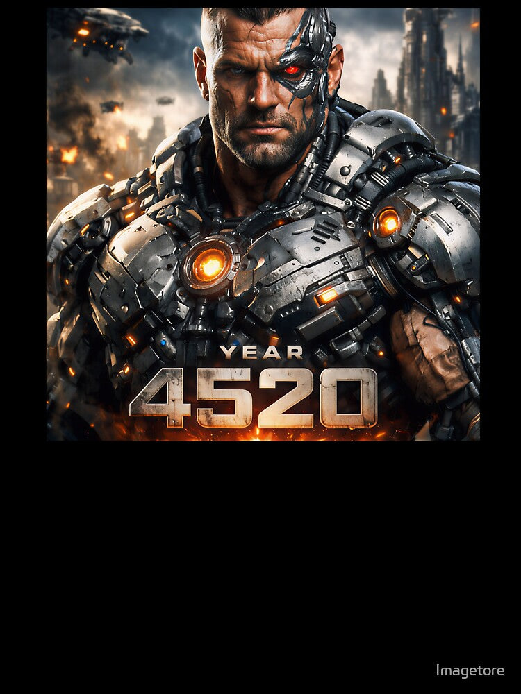 Futuristic Cyborg Warrior – 5D Sci-Fi Art by Imagetore