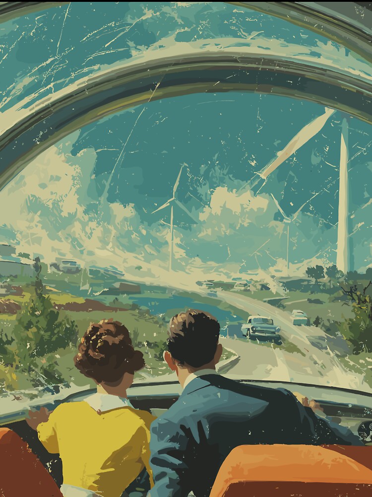 The Highway of Tomorrow - 50s Retrofuturism by bapupa