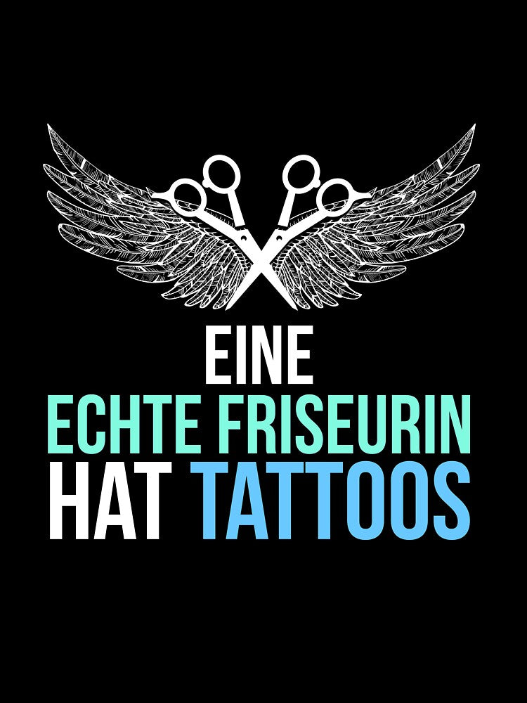 A real hairdresser has tattoos funny hairdresser saying by PlatonisDesign