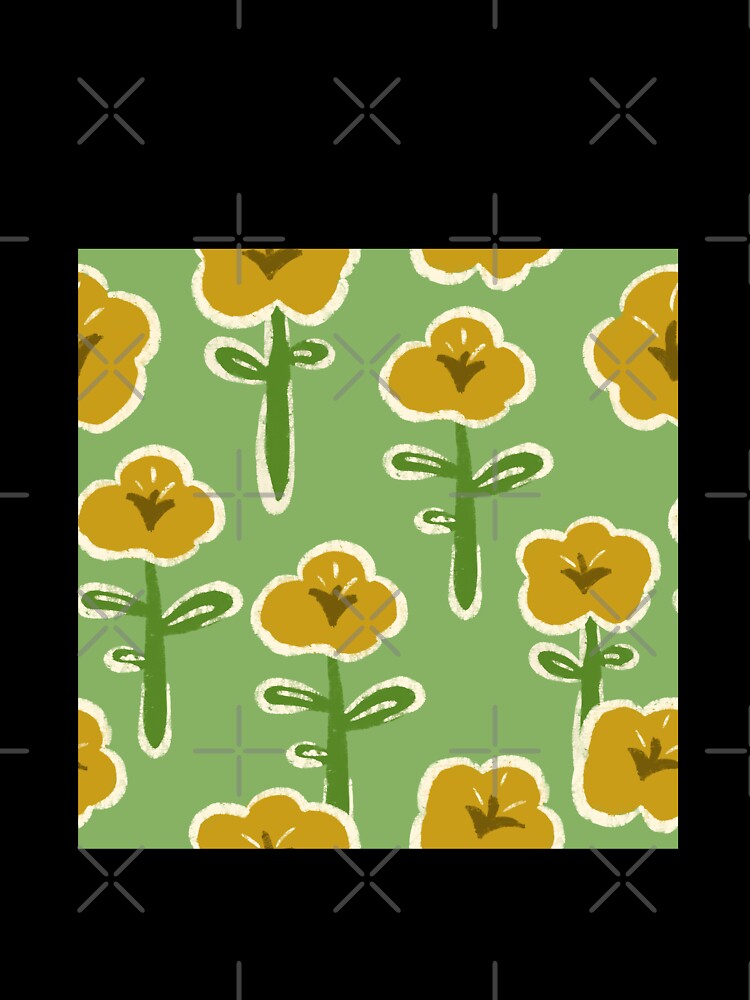 Gouache flowers seamless pattern by pinkyfish1010