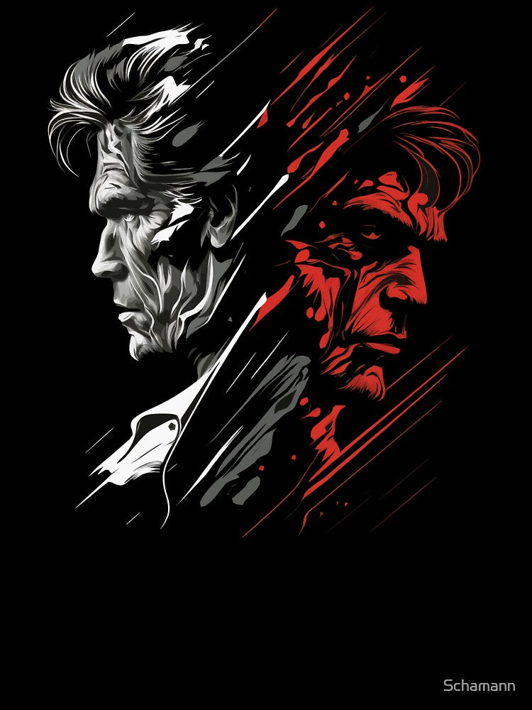 Two face Abstract by Schamann