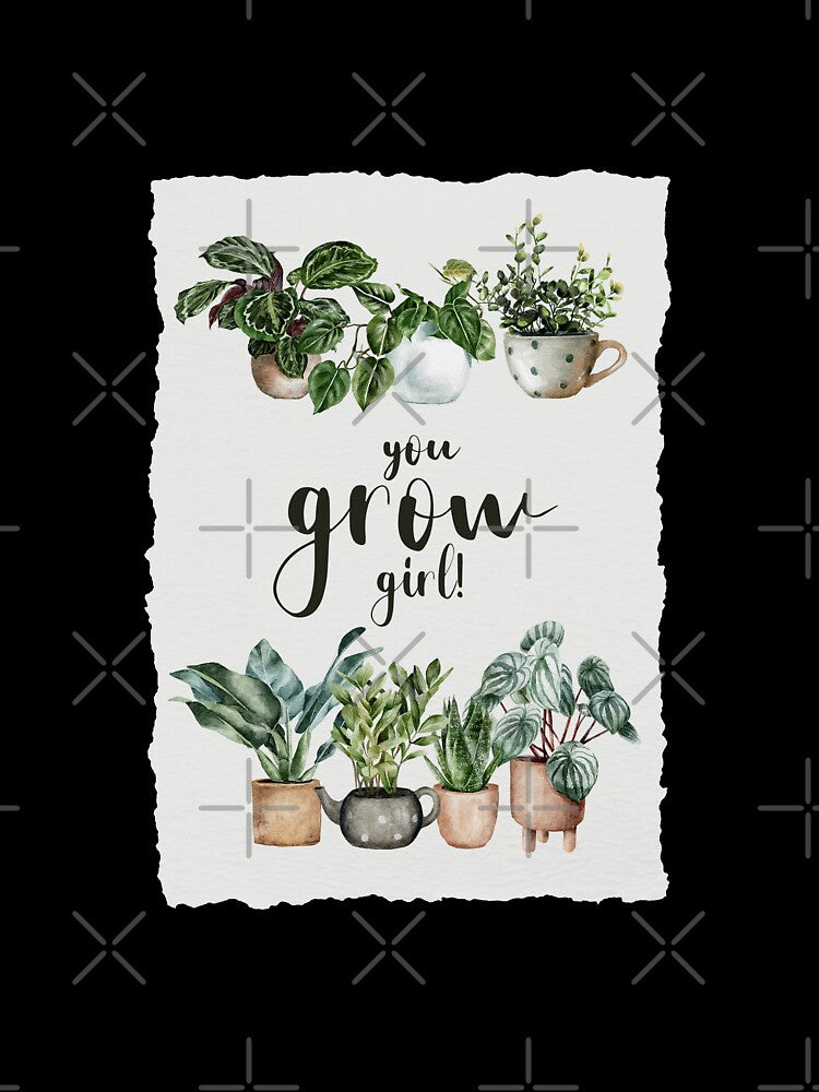 You Grow Girl Houseplant Love Nature by travellb