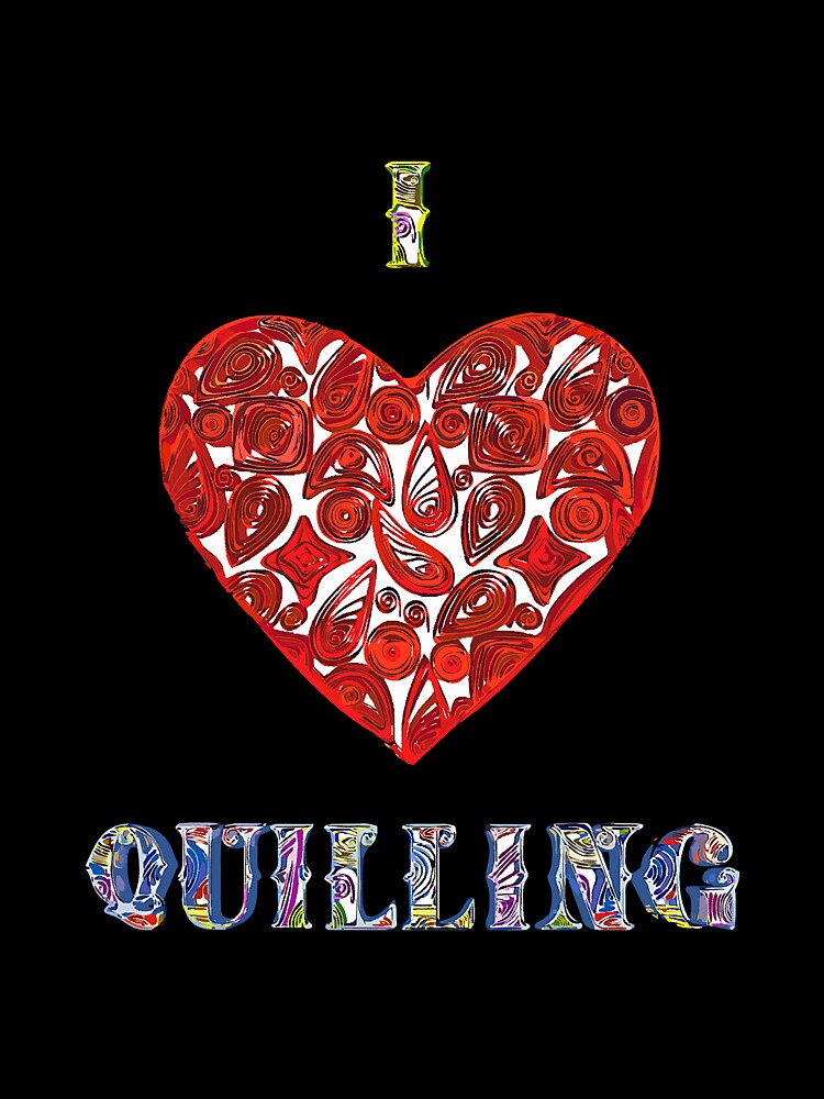 Quilling I Heart Quilling Paper by YesterDayCheck