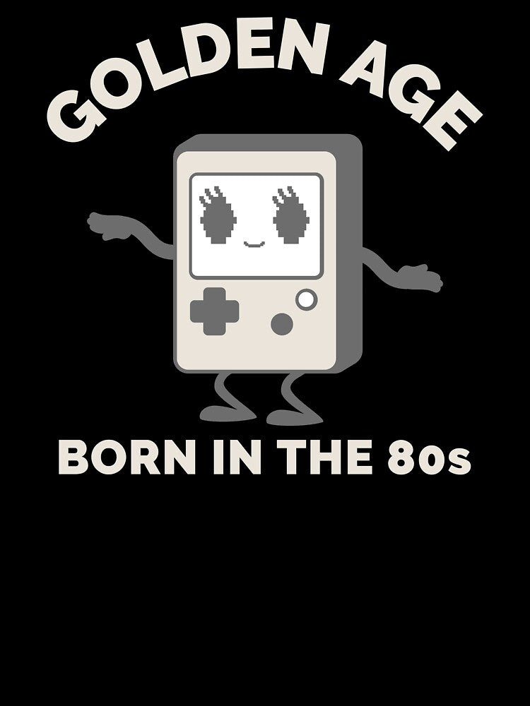 Golden Age Born in the 80s Nostalgia Birthday by WPahat