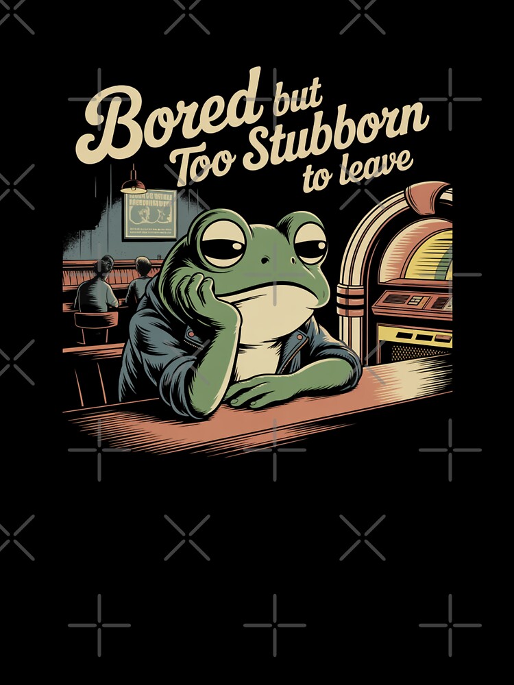 Bored But Too Stubborn to Leave by theartfulaspie