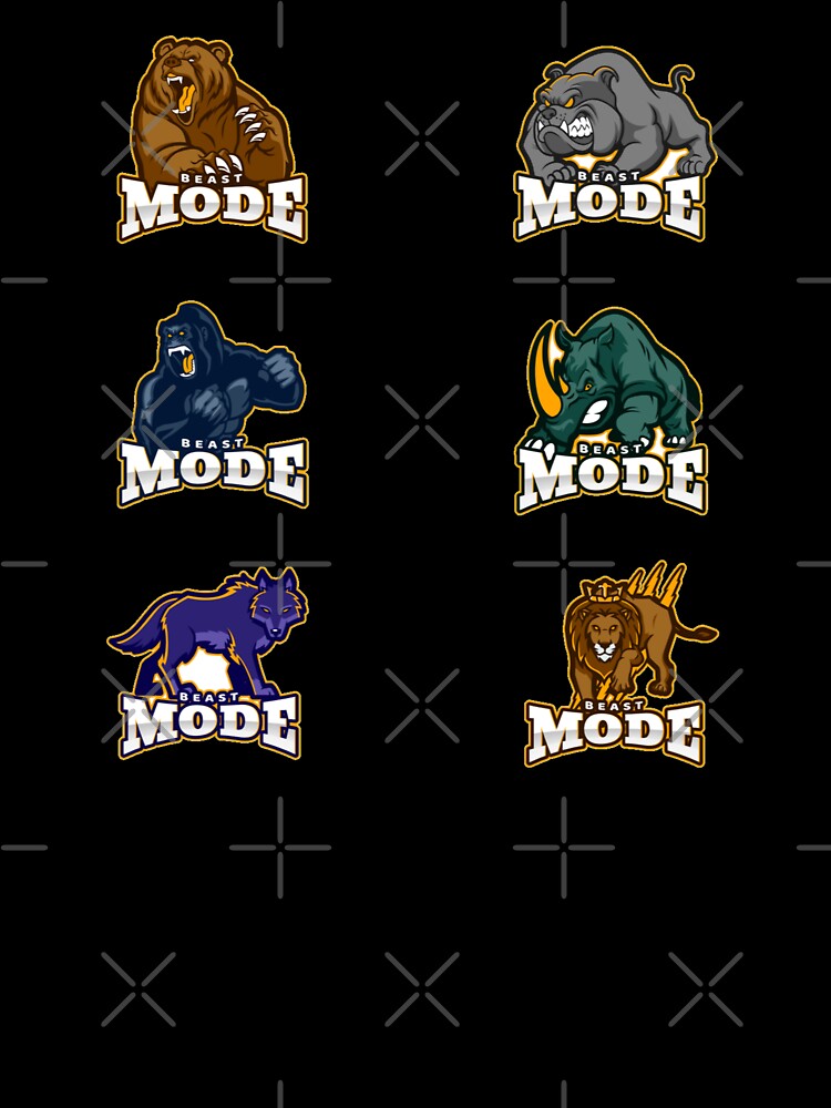 Beast Mode Pack White - Funny Gym by GymWearDepot