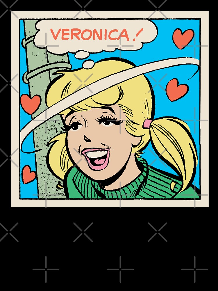 VERONICA !!! • Puppy Love • Retro Comic Pop Art Betty Parody by wmxdesign