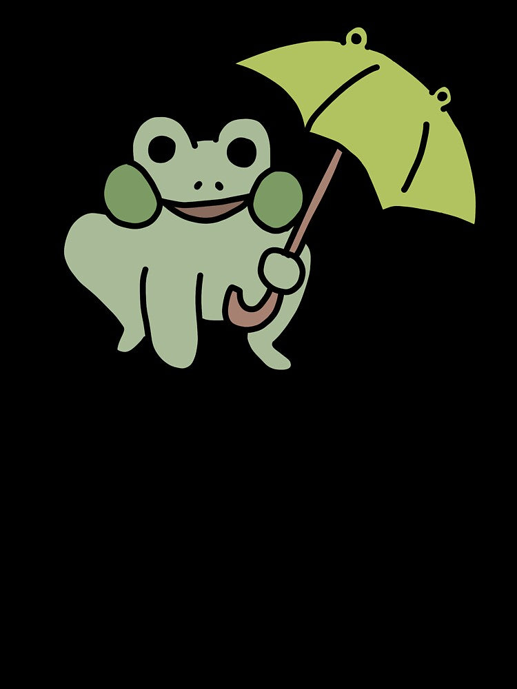 froggy with umbrella by Candy Scribble