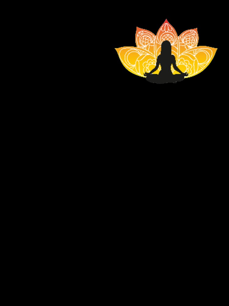 YOGA is Good for the Soul  (Also as white on BLACK design) by seize39