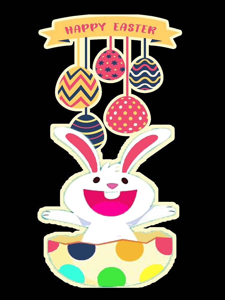 Happy Easter Day Phone Case Happy Rabbit Cover for iPhone ,Samsung, Huawei by Zouhairm
