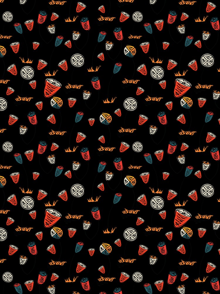 Floral Fusion in Retro Abstract Blooms by LeakAPeak