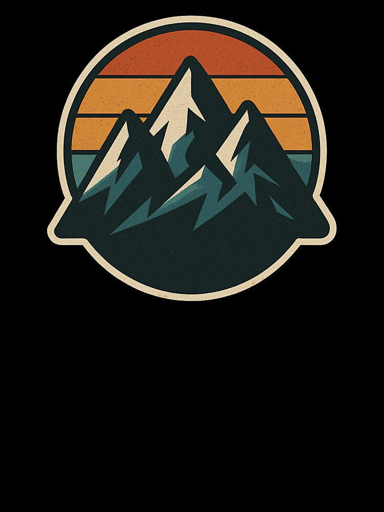 Retro Sunset Mountain Adventure by Neon Nightmare