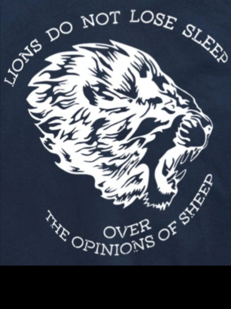 Lions Dont Lose Sleep Printed T-shirt by storeInsight
