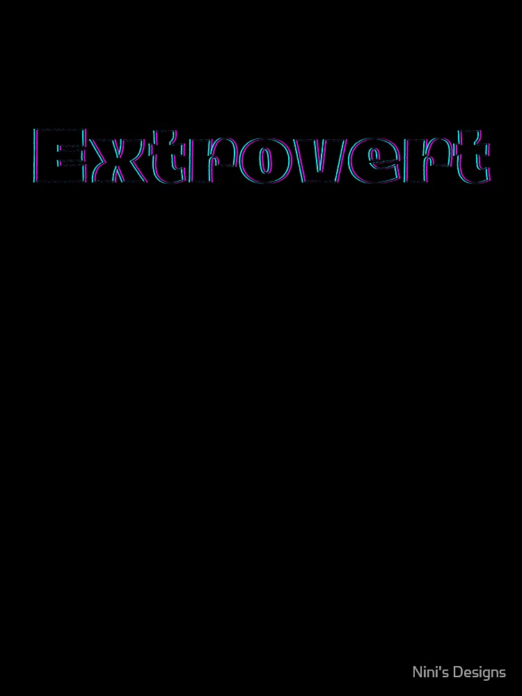 Matching BFFs - Extrovert by Nini's Designs