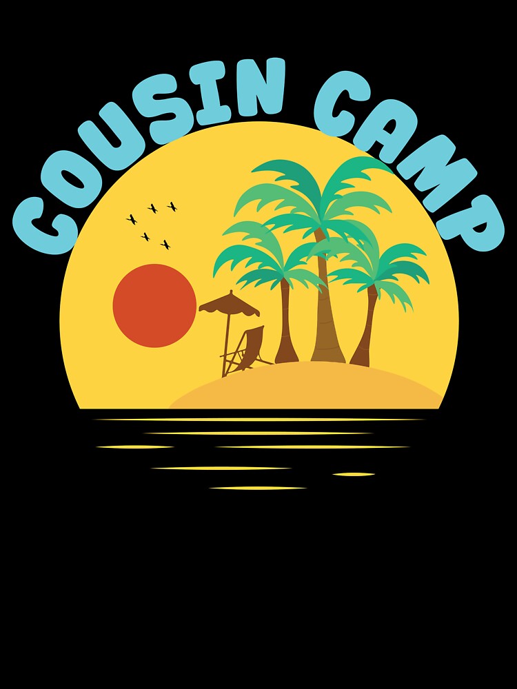 Cousin Camp Sunset Shirt – Family Reunion & Matching Vacation Design by PixelWaveBD