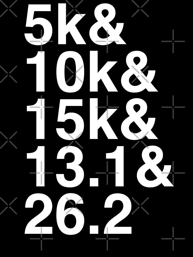Running Race Distances, 5k to Marathon by murialbezanson