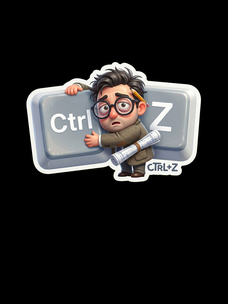 Architect Ctrl Z Undo Life Designer Humor by AkDesign022