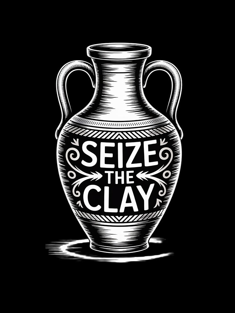 Ceramics Artist Funny Pottery Seize the Clay by KotexTemu