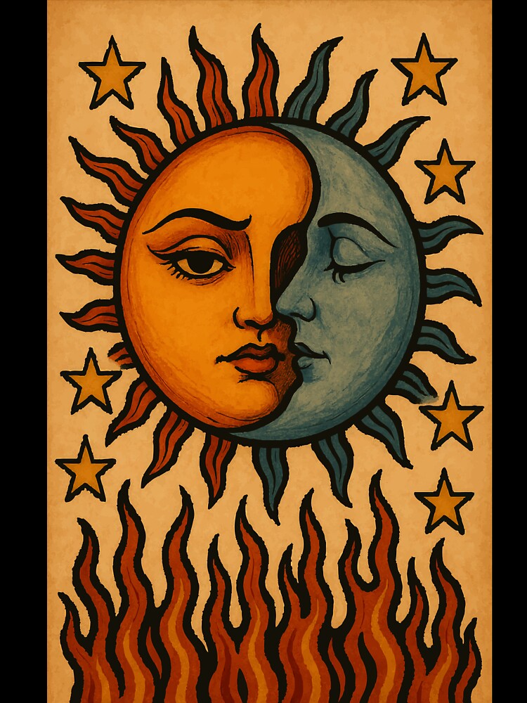 Sun & Moon: Eternal Embrace by AbstractAnom