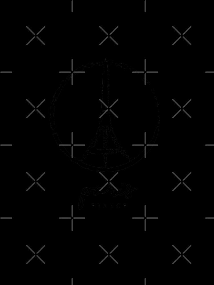 Paris France - Peace - Minimalist design by Tropical Blood