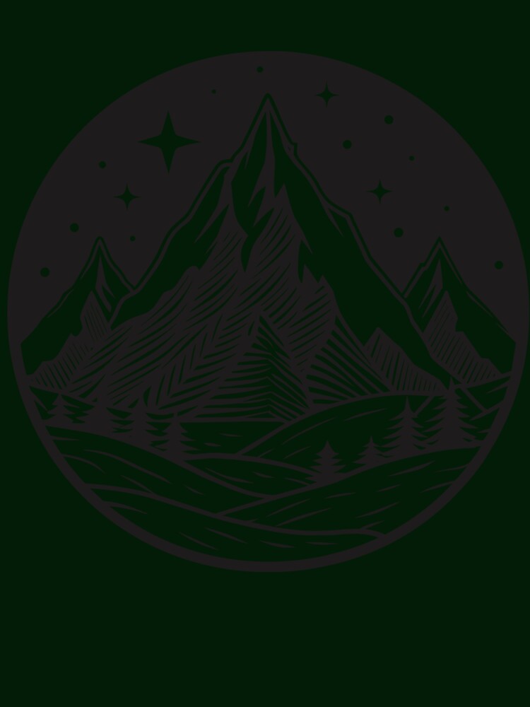 Mountain illustration, outdoor adventure by vamskul