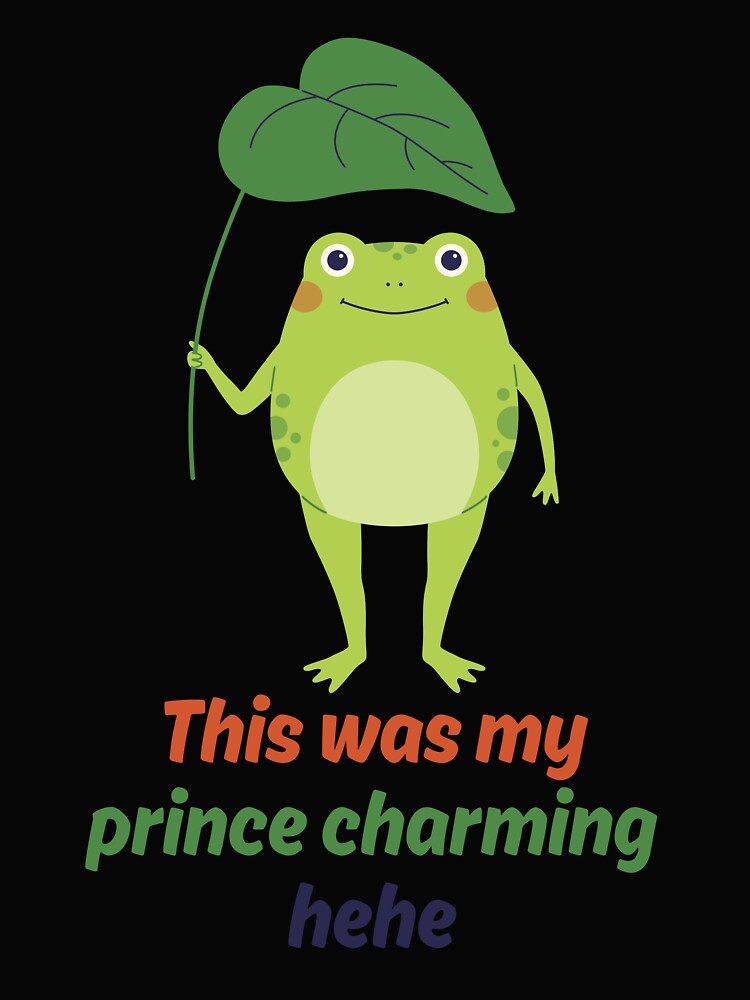 Funny Prince Charming Frog Quote by CCKimShop