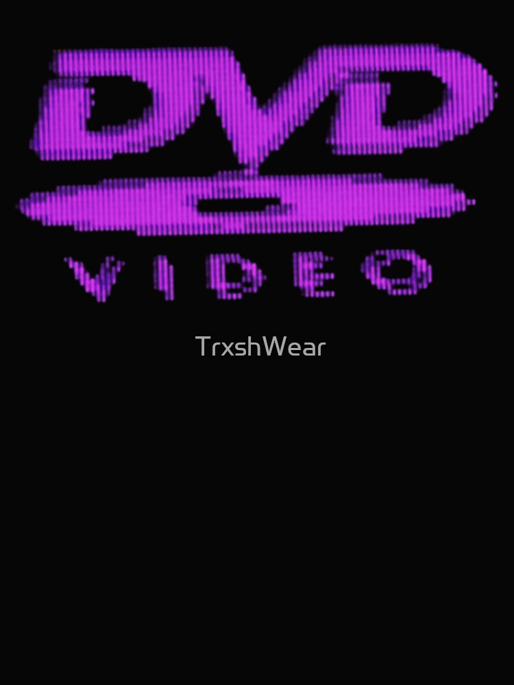 Purple DVD Logo Retro Y2K Aesthetic by TrxshWear