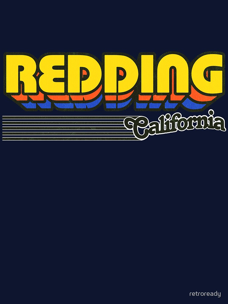 Redding, California | Retro Stripes by retroready