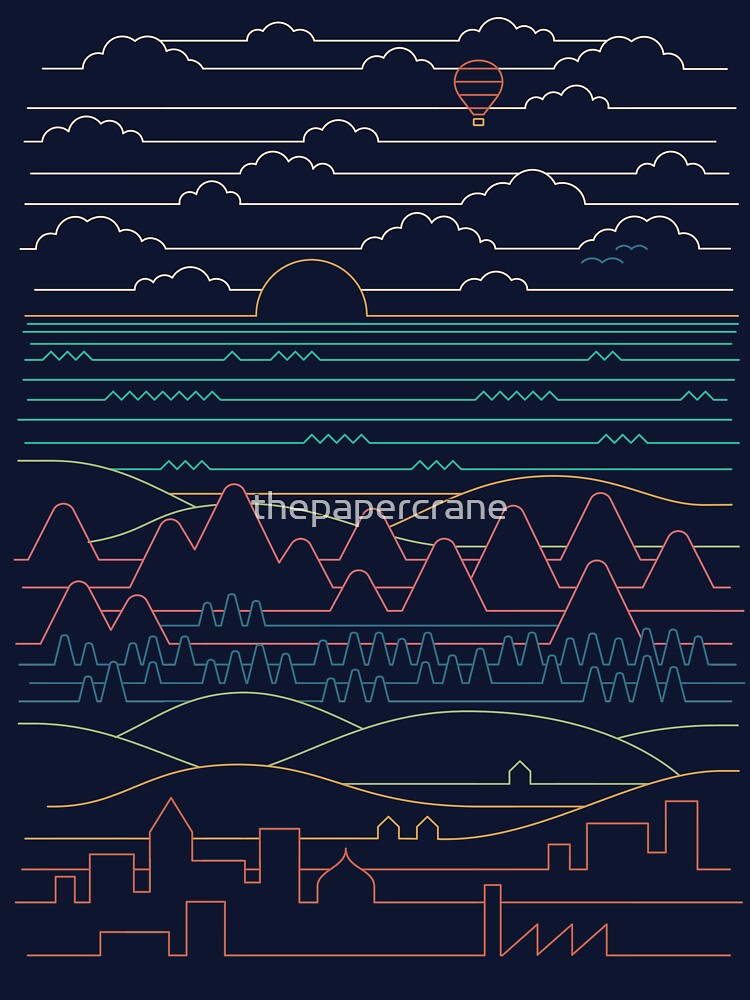 Linear Landscape by thepapercrane