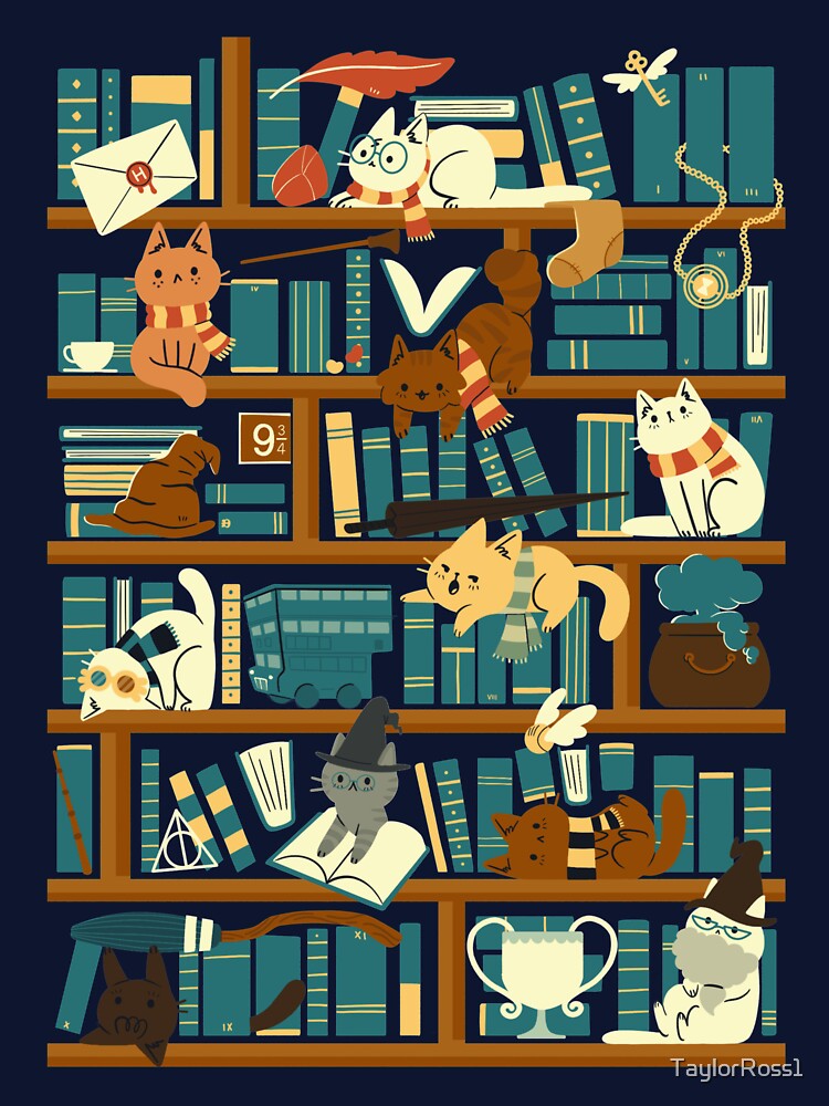Library Magic School by TaylorRoss1