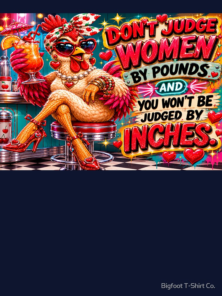 Don't Judge Women By Pounds by Bigfoot T-Shirt Co.