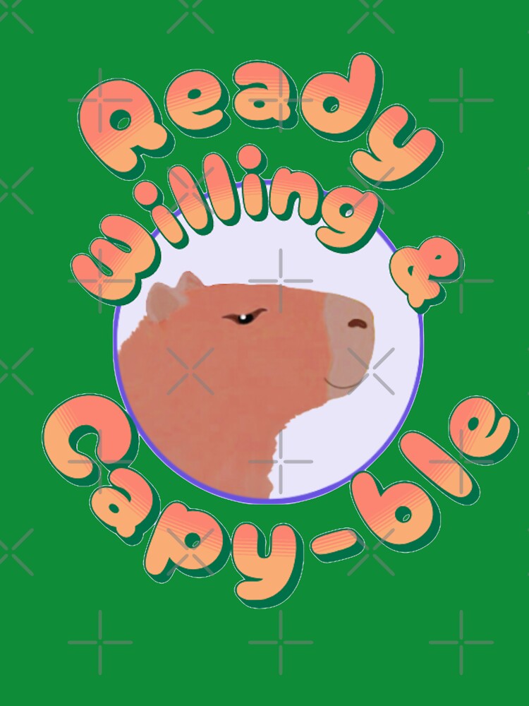 Ready Willing and Capy-ble Capybara by glowvim