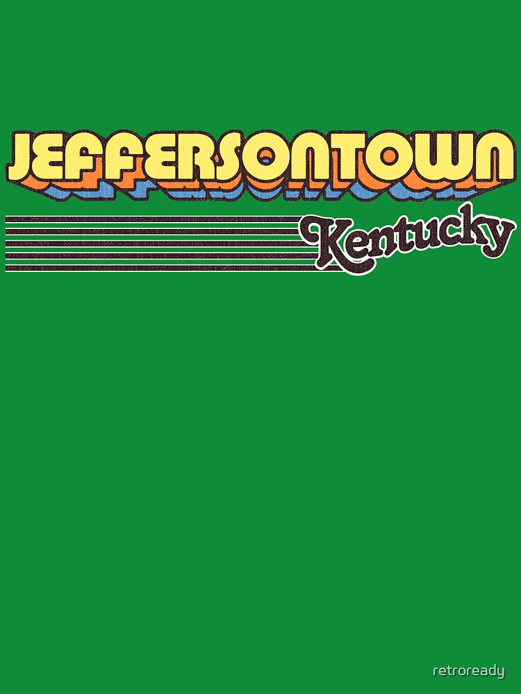 Jeffersontown, Kentucky | Retro Stripes by retroready