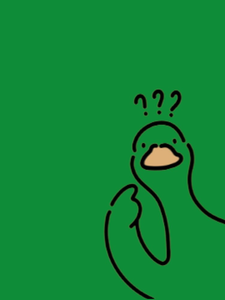Confused Duck Illustration by Colorful-Garden