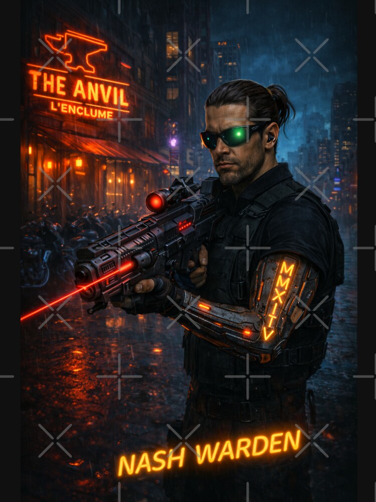 Nash Warden - mercenary - Neo Arkham 2040 by Beaurozier
