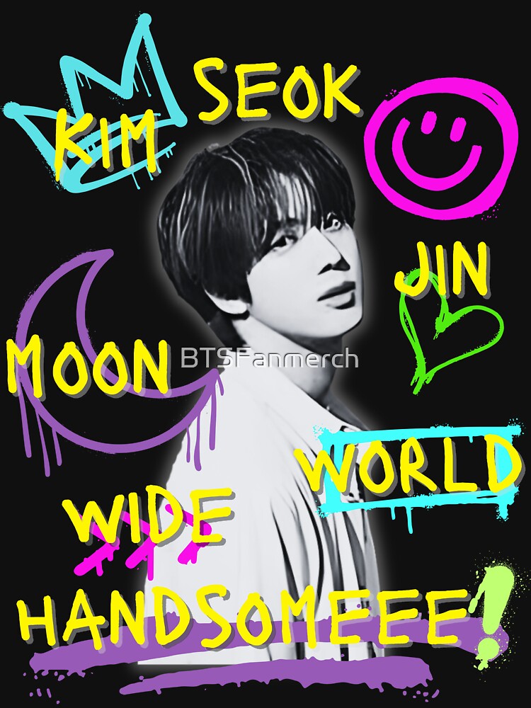 BTS Jin Worldwide Handsome by BTSFanmerch