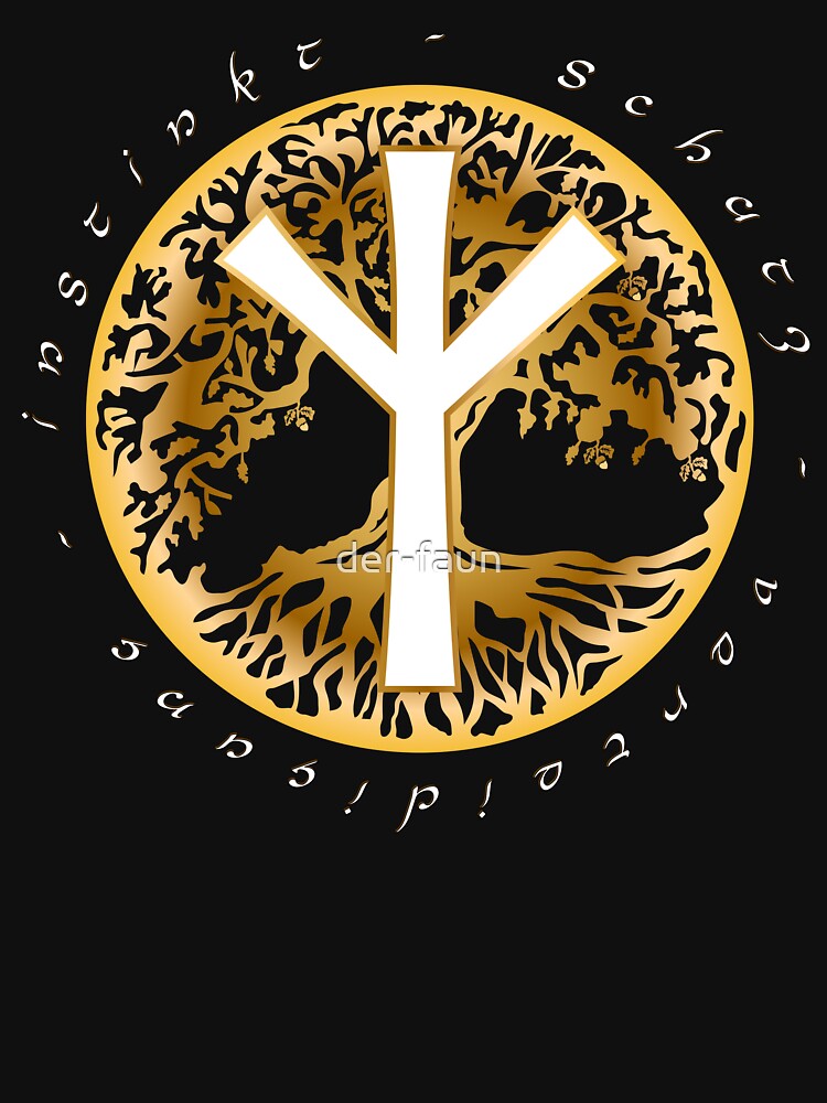 Rune Algiz Tree of Life Birthday Rune January 28th to February 13th by der-faun
