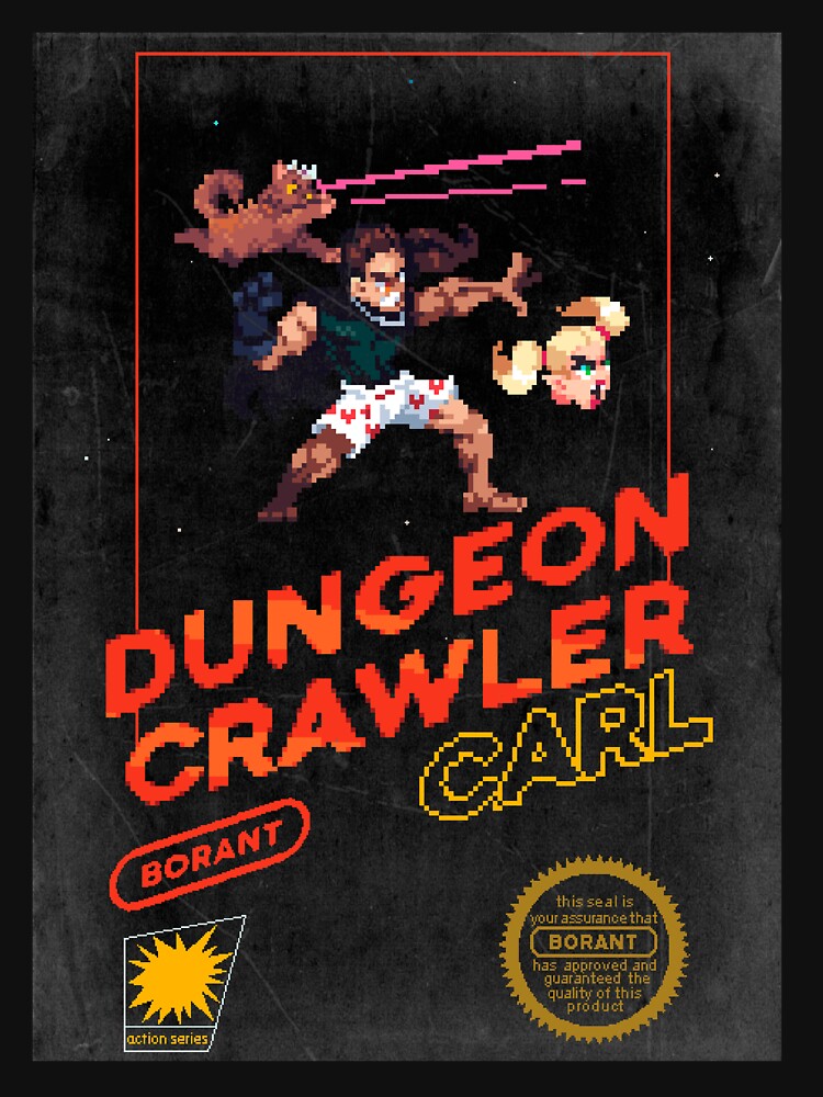 NES Cartridge - Dungeon Crawler Carl by Quintino Pixels