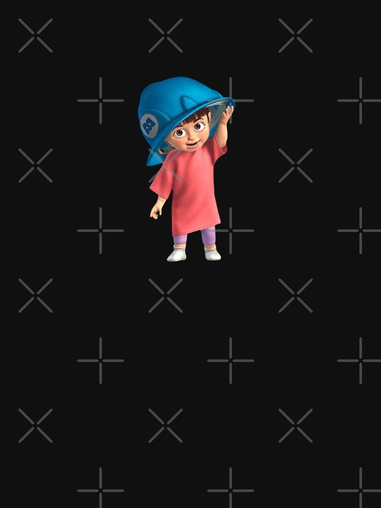 Cute Nostalgic Baby Girl Wearing Blue Safety Helmet Fan Art by Jo Graphics