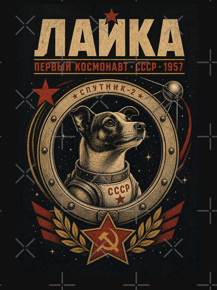 Laika — First Cosmonaut Tee by StellarView