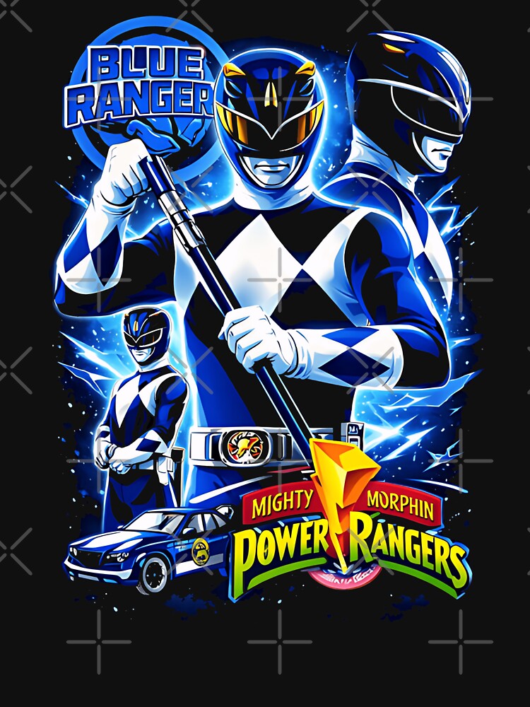 Blue Ranger Mighty Morphin Power Lance Hero by Charaf01art