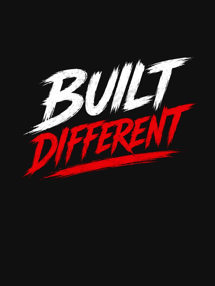 Built Different Bold Gaming Typography by Pixelarry