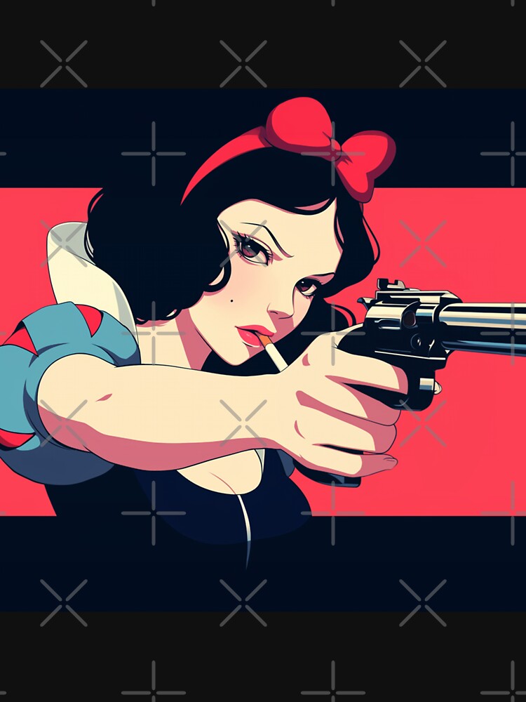 Snow white with a gun by Rad Radwa